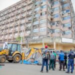 Kaloum : une opération de déguerpissement lancée autour des services administratifs