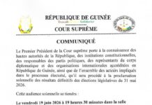Élections législatives et communales : La Cour suprême annonce la proclamation des résultats définitifs ( communiqué)