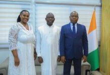 Coopération syndicale : Ismaël Gassim Kalissa en mission de travail en Côte d’Ivoire